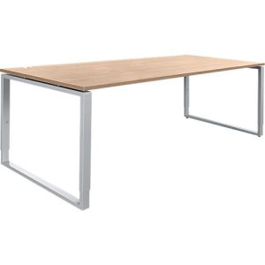 Schäfer Shop Genius Schreibtisch Modena Flex, höheneinstellbar, Rechteckform, Bügelfuß, Breite 2000 mm, Kirsche-Romana Schäfer Shop Genius Schreibtisch Modena Flex, höheneinstellbar, Rechteckform, Bügelfuß, Breite 2000 mm, Kirsche-Romana