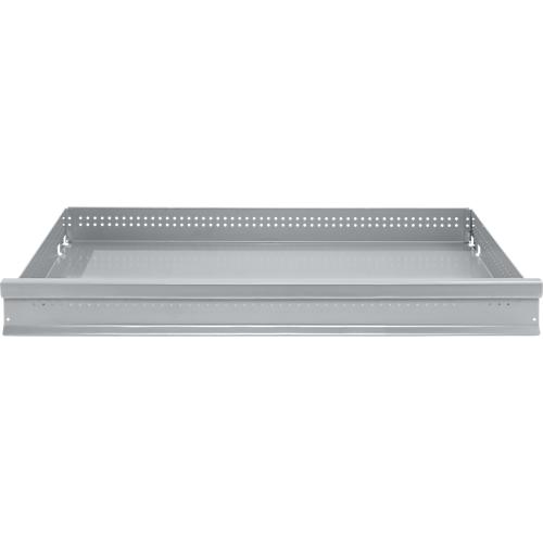 Schäfer Shop Genius Schublade FS, Stahl, B 993 x T 592 x H 100 mm, Weißalu, bis 60 kg