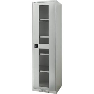 Schäfer Shop Genius Sichttürschrank FS, 5 OH, abschließbar, 4 Fachböden, bis 250 kg, B 545 mm, Stahl, lichtgrau RAL 7035/lichtgrau RAL 7035 Schäfer Shop Genius Sichttürschrank FS, 5 OH, abschließbar, 4 Fachböden, bis 250 kg, B 545 mm, Stahl, lichtgrau RAL 7035/lichtgrau RAL 7035