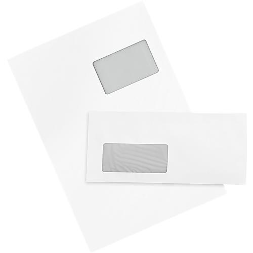 Schäfer Shop Genius Sparpaket Versandtaschen DIN C4, 250 Stück + Briefumschläge, DIN lang, 250 Stück, mit Fenster