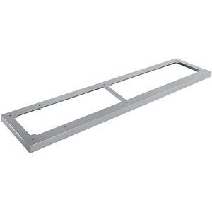 Schäfer Shop Genius Stahlsockel TETRIS WOOD, für Regale/Schränke B 1600 mm, weißaluminium Schäfer Shop Genius Stahlsockel TETRIS WOOD, für Regale/Schränke B 1600 mm, weißaluminium
