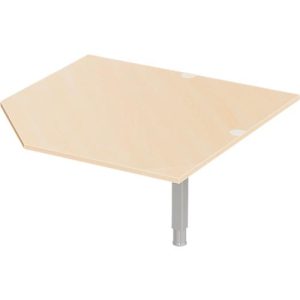 Schäfer Shop Genius Winkelplatte CAD mit Fuß, B 900 x T 900 mm, Ahorn-Dekor Schäfer Shop Genius Winkelplatte CAD mit Fuß, B 900 x T 900 mm, Ahorn-Dekor