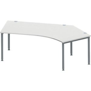 Schäfer Shop Genius Winkelschreibtisch MODENA FLEX 135°, Ansatz rechts, lichtgrau/anthrazit Schäfer Shop Genius Winkelschreibtisch MODENA FLEX 135°, Ansatz rechts, lichtgrau/anthrazit