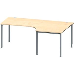 Schäfer Shop Genius Winkelschreibtisch MODENA FLEX 90°, Ansatz rechts, B 2000 mm, Ahorn/anthrazit Schäfer Shop Genius Winkelschreibtisch MODENA FLEX 90°, Ansatz rechts, B 2000 mm, Ahorn/anthrazit