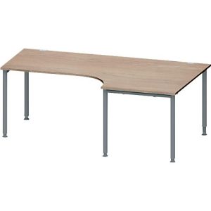 Schäfer Shop Genius Winkelschreibtisch MODENA FLEX 90°, Ansatz rechts, B 2000 mm, Eiche/anthrazit Schäfer Shop Genius Winkelschreibtisch MODENA FLEX 90°, Ansatz rechts, B 2000 mm, Eiche/anthrazit