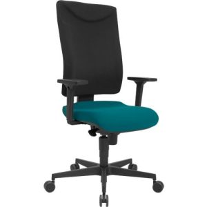 Schäfer Shop Pure Bürostuhl SSI Proline P1 ECO, mit Armlehnen, Synchronmechanik, Bandscheibensitz, Recycling-Kunststoff, schwarz/petrol Schäfer Shop Pure Bürostuhl SSI Proline P1 ECO, mit Armlehnen, Synchronmechanik, Bandscheibensitz, Recycling-Kunststoff, schwarz/petrol