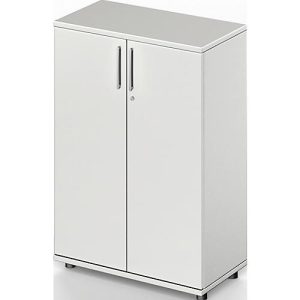 Schäfer Shop Pure Flügeltürenschrank Proplana, 3 Ordnerhöhen, Breite 800 mm, abschließbar, lichtgrau