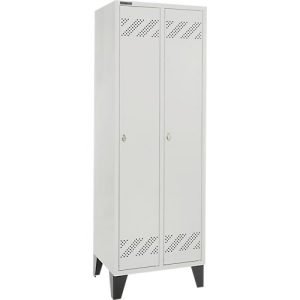 Schäfer Shop Pure Kleiderspind, 2 Abteile, mit Fuß, Drehriegelverschluss, lichtgrau/lichtgrau Schäfer Shop Pure Kleiderspind, 2 Abteile, mit Fuß, Drehriegelverschluss, lichtgrau/lichtgrau