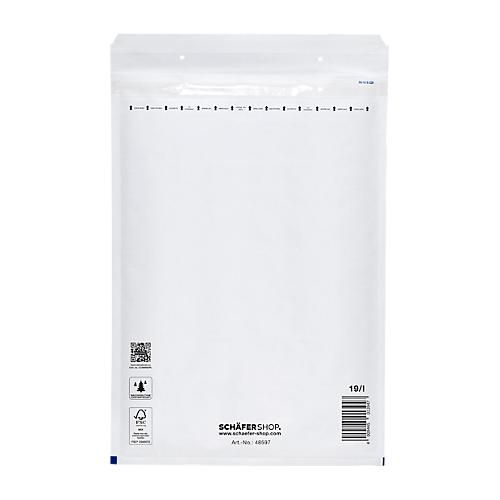 Schäfer Shop Pure Luftpolstertasche, weiß, 50 St., 300x445 mm/320x455 mm