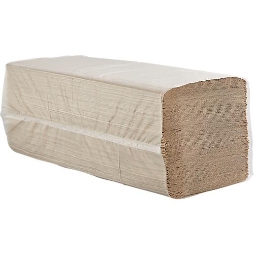 Schäfer Shop Pure Papierhandtücher Zick-Zack-Falzung, 1-lagig, L 250 x B 230 mm, reißfest, 5000 Blatt, natur