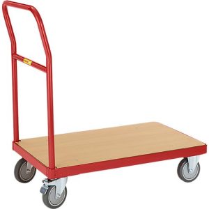 Schäfer Shop Pure Plattformwagen mit Schiebegriff, Ladefläche 850 x 500 mm Schäfer Shop Pure Plattformwagen mit Schiebegriff, Ladefläche 850 x 500 mm