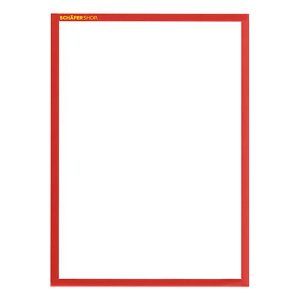 Schäfer Shop Pure SSI Magnetrahmen Standard, DIN A4 Hochformat, 5 Stück, rot Schäfer Shop Pure SSI Magnetrahmen Standard, DIN A4 Hochformat, 5 Stück, rot