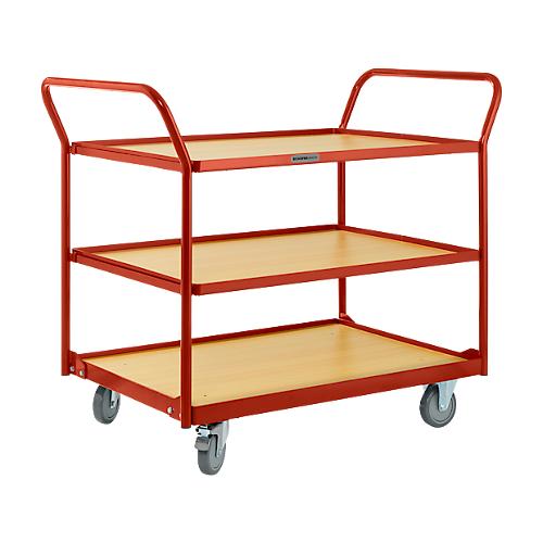 Schäfer Shop Pure Tischwagen mit 3 Etagen, 1236 x 700 x 1032 mm