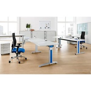 Schäfer Shop Pure Verkürzter Tischfuß PLANOVA BASIC, weißalu Schäfer Shop Pure Verkürzter Tischfuß PLANOVA BASIC, weißalu