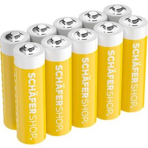 Schäfer Shop Select Alkaline-Batterien, Mignon AA, 1,5 Volt, 10 Stück Schäfer Shop Select Alkaline-Batterien, Mignon AA, 1,5 Volt, 10 Stück