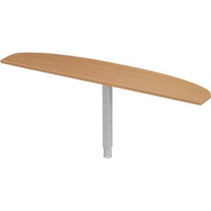 Schäfer Shop Select Ansatztisch PLANOVA ERGOSTYLE, Ellipse, B 1800 x T 400 mm, Buche-Dekor/weißalu Schäfer Shop Select Ansatztisch PLANOVA ERGOSTYLE, Ellipse, B 1800 x T 400 mm, Buche-Dekor/weißalu