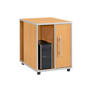 Schäfer Shop Select Anstellcontainer Moxxo IQ, PC-Towerfach, 1 Tür, 2 seitliche Fächer, B 551 x T 800 x H 720 mm, Buche-Dekor Schäfer Shop Select Anstellcontainer Moxxo IQ, PC-Towerfach, 1 Tür, 2 seitliche Fächer, B 551 x T 800 x H 720 mm, Buche-Dekor