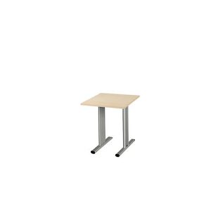 Schäfer Shop Select Besprechungstisch Planova Basic, Quadrat, T-Fuß, B 800 x T 800 x H 717 mm, Ahorn/weißaluminium RAL 9006 Schäfer Shop Select Besprechungstisch Planova Basic, Quadrat, T-Fuß, B 800 x T 800 x H 717 mm, Ahorn/weißaluminium RAL 9006