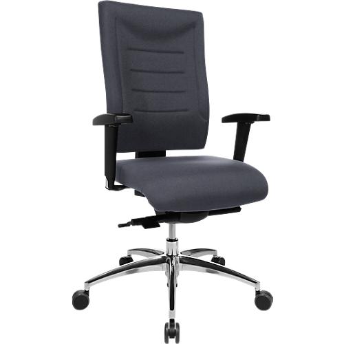 Schäfer Shop Select Bürostuhl SSI PROLINE P3+, Synchronmechanik, ohne Armlehnen, Lendenwirbelstütze, 3D-Sitzgelenk, anthrazit