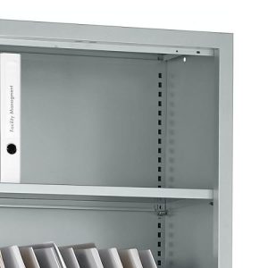 Schäfer Shop Select Fachböden MS iCONOMY, inklusive Halterung, B 800 mm, 2 Stück, weißaluminium