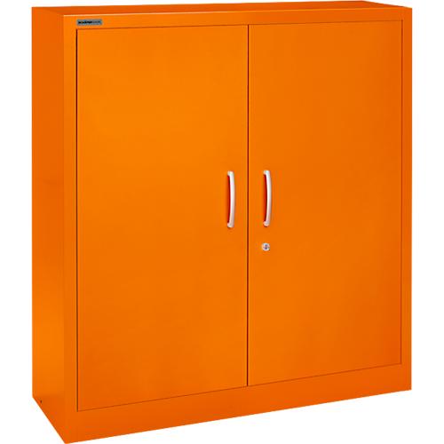 Schäfer Shop Select Flügeltürenschrank MS iCOLOUR, Stahl, 3 Ordnerhöhen, B 1200 mm, orange RAL 2004