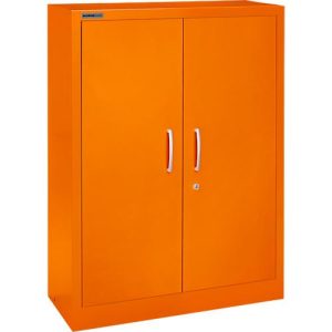 Schäfer Shop Select Flügeltürenschrank MS iCOLOUR, Stahl, 3 Ordnerhöhen, B 950 mm, orange RAL 2004 Schäfer Shop Select Flügeltürenschrank MS iCOLOUR, Stahl, 3 Ordnerhöhen, B 950 mm, orange RAL 2004