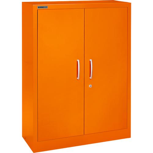 Schäfer Shop Select Flügeltürenschrank MS iCOLOUR, Stahl, 3 Ordnerhöhen, B 950 mm, orange RAL 2004