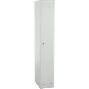 Schäfer Shop Select Garderobenspind, 1 Abteil, 1-türig, 2 Einlegeböden, Kleiderstange, B 300 x T 457 x H 1800 mm, Qualitätsfeinblech, abschließbar Schäfer Shop Select Garderobenspind, 1 Abteil, 1-türig, 2 Einlegeböden, Kleiderstange, B 300 x T 457 x H 1800 mm, Qualitätsfeinblech, abschließbar
