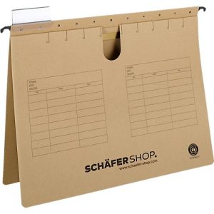 Schäfer Shop Select Hängehefter, DIN A4, Heftzunge oben, natronbraun, 25 Stück Schäfer Shop Select Hängehefter, DIN A4, Heftzunge oben, natronbraun, 25 Stück