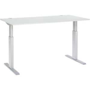 Schäfer Shop Select Komplettset Schreibtisch und Rollcontainer ERGO-T, einstufig höhenverstellbar, Tisch B 1600 mm, lichtgrau Schäfer Shop Select Komplettset Schreibtisch und Rollcontainer ERGO-T, einstufig höhenverstellbar, Tisch B 1600 mm, lichtgrau