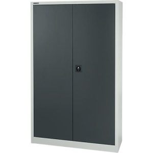 Schäfer Shop Select Materialschrank MS 2412, H 1935 mm, Leergehäuse, RAL 7035 lichtgrau/ RAL 7016 anthrazitgrau Schäfer Shop Select Materialschrank MS 2412, H 1935 mm, Leergehäuse, RAL 7035 lichtgrau/ RAL 7016 anthrazitgrau