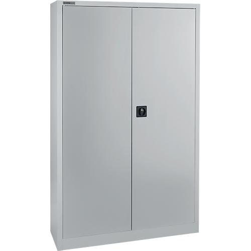 Schäfer Shop Select Materialschrank MS 2412, H 1935 mm, Leergehäuse, weißaluminium RAL 9006/weißaluminium