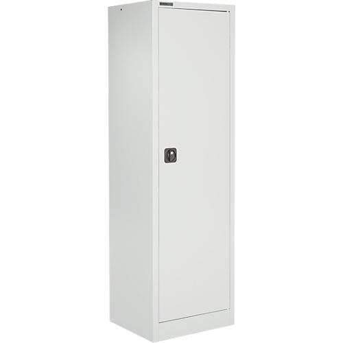 Schäfer Shop Select Materialschrank MS 2506, mit 4 Böden, B 600 x T 500 x H 1935 mm, Feinblech, lichtgrau