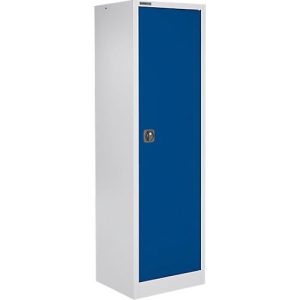 Schäfer Shop Select Materialschrank MS 2506, mit 7 Schubladen, mit Tresorfach, B 600 x T 500 x H 1935 mm, Feinblech, weißaluminium/enzianblau Schäfer Shop Select Materialschrank MS 2506, mit 7 Schubladen, mit Tresorfach, B 600 x T 500 x H 1935 mm, Feinblech, weißaluminium/enzianblau