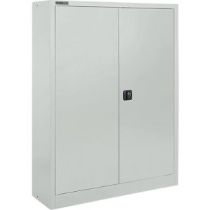 Schäfer Shop Select Materialschrank MSI 16409, B 950 x T 400 x H 1535 mm, 3 Böden, Stahl, lichtgrau RAL 7035 Schäfer Shop Select Materialschrank MSI 16409, B 950 x T 400 x H 1535 mm, 3 Böden, Stahl, lichtgrau RAL 7035