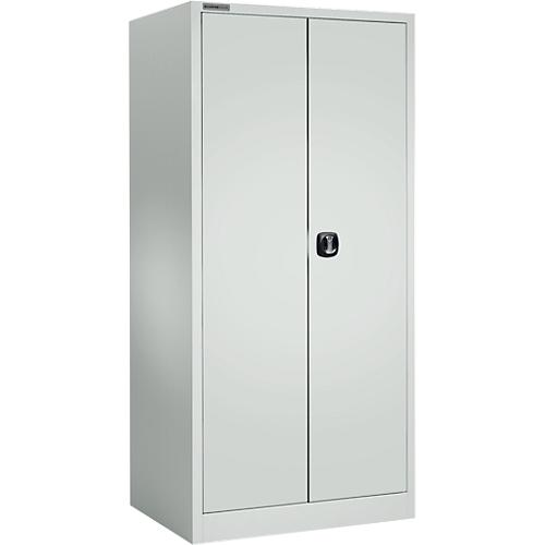 Schäfer Shop Select Materialschrank MSI 2509, 5 OH, 4 Zwischenböden, Zylinderschloss, B 950 x T 500 x H 1935 mm, lichtgrau RAL 7035/lichtgrau RAL 7035