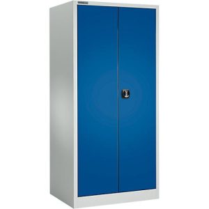 Schäfer Shop Select Materialschrank MSI 2509 S, verstärkte Ausführung, bis 100 kg/Fachboden, B 950 x T 500 x H 1935 mm, weißaluminium/enzianblau Schäfer Shop Select Materialschrank MSI 2509 S, verstärkte Ausführung, bis 100 kg/Fachboden, B 950 x T 500 x H 1935 mm, weißaluminium/enzianblau