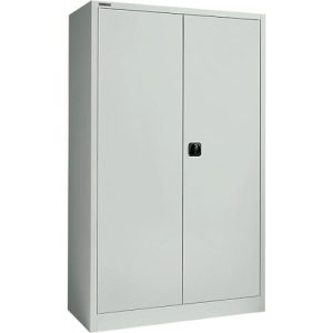 Schäfer Shop Select Materialschrank MSI 2512, 5 Ordnerhöhen, 4 Zwischenböden, Zylinderschloss, B 1200 x T 500 x H 1935 mm, lichtgrau Schäfer Shop Select Materialschrank MSI 2512, 5 Ordnerhöhen, 4 Zwischenböden, Zylinderschloss, B 1200 x T 500 x H 1935 mm, lichtgrau
