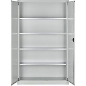Schäfer Shop Select Materialschrank MSI 2512 S, B 1200 x T 500 x H 1935 mm, lichtgrau/lichtgrau Schäfer Shop Select Materialschrank MSI 2512 S, B 1200 x T 500 x H 1935 mm, lichtgrau/lichtgrau