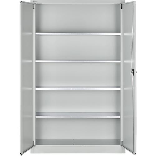 Schäfer Shop Select Materialschrank MSI 2512 S, B 1200 x T 500 x H 1935 mm, lichtgrau/lichtgrau