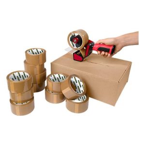 Schäfer Shop Select Packband mit Abroller, für sicheres Verschließen von Packstücken, 12 Rollen, braun Schäfer Shop Select Packband mit Abroller, für sicheres Verschließen von Packstücken, 12 Rollen, braun