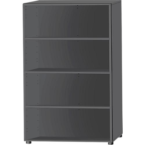 Schäfer Shop Select Regal, 4 OH, B 800 x T 420 x H 1514 mm, graphit