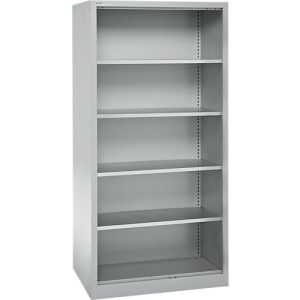 Schäfer Shop Select Regalschrank MS, 5 OH, B 950 x T 600 x H 1935 mm, Stahlblech, Weißaluminium Schäfer Shop Select Regalschrank MS, 5 OH, B 950 x T 600 x H 1935 mm, Stahlblech, Weißaluminium