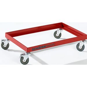 Schäfer Shop Select Rollrahmen, 610 x 410 mm, rot, Tragkraft 200 kg Schäfer Shop Select Rollrahmen, 610 x 410 mm, rot, Tragkraft 200 kg