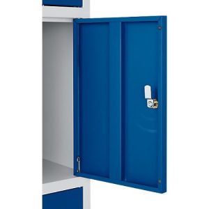 Schäfer Shop Select Schließfachsäule S5, mit Zylinderschloss, weißalu/enzianblau Schäfer Shop Select Schließfachsäule S5, mit Zylinderschloss, weißalu/enzianblau