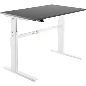 Schäfer Shop Select Schreibtisch, elektrisch höhenverstellbar, Rechteck, C-Fuß, B 1200 x T 800 x H 725-1185 mm, graphit/weiß Schäfer Shop Select Schreibtisch, elektrisch höhenverstellbar, Rechteck, C-Fuß, B 1200 x T 800 x H 725-1185 mm, graphit/weiß