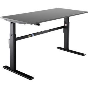 Schäfer Shop Select Schreibtisch, elektrisch höhenverstellbar, Rechteck, C-Fuß, B 1800 x T 800 x H 725-1185 mm, graphit/schwarz Schäfer Shop Select Schreibtisch, elektrisch höhenverstellbar, Rechteck, C-Fuß, B 1800 x T 800 x H 725-1185 mm, graphit/schwarz