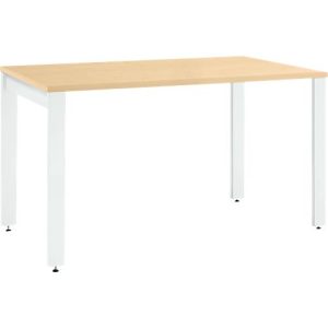 Schäfer Shop Select Schreibtisch LOGIN, 4-Fuß, B 1200 x T 800 x H 740 mm, Ahorn/verkehrsweiß Schäfer Shop Select Schreibtisch LOGIN, 4-Fuß, B 1200 x T 800 x H 740 mm, Ahorn/verkehrsweiß