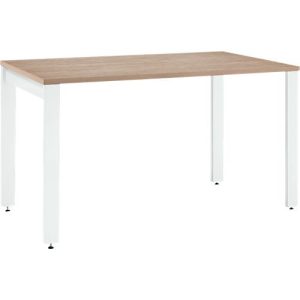 Schäfer Shop Select Schreibtisch LOGIN, 4-Fuß, B 1200 x T 800 x H 740 mm, Eiche/verkehrsweiß Schäfer Shop Select Schreibtisch LOGIN, 4-Fuß, B 1200 x T 800 x H 740 mm, Eiche/verkehrsweiß