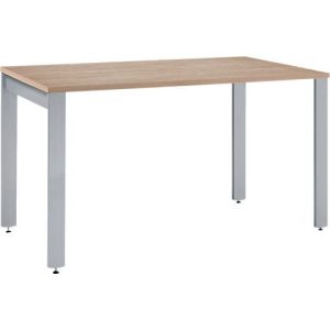 Schäfer Shop Select Schreibtisch LOGIN, 4-Fuß, B 1200 x T 800 x H 740 mm, Eiche/weißalu Schäfer Shop Select Schreibtisch LOGIN, 4-Fuß, B 1200 x T 800 x H 740 mm, Eiche/weißalu